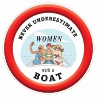 FUNNY BOATING STICKERS