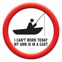 FUNNY BOATING STICKERS