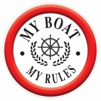 FUNNY BOATING STICKERS