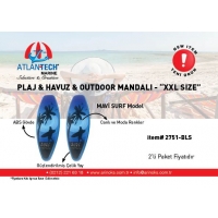 PLAJ MANDALI XXL  MAVİ SURF İTEM# 2751 2Lİ PAKET- BLS